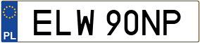 Truck License Plate
